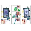 Handheld Fiber Microscope 400X Magnification 3.5in LCD Optical Fiber Microscope End Face Inspection Probe view 2