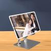 Tablet Stand, Desktop Tablet Stand Silver 360 Degree Rotation for Office view 4