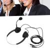 3.5mm Wired Stereo Call Center Headset, On Ear Call Center Headset with Noise Cancelling Microphone, Computer Headphone for Home Office Customer Service view 3