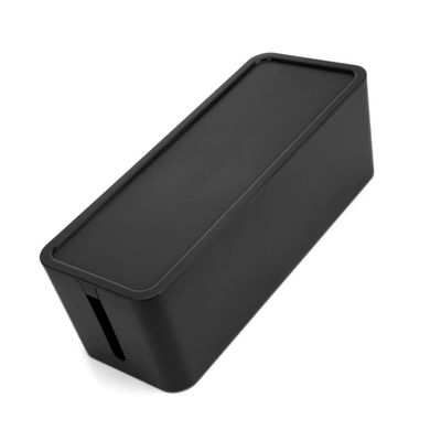 COSMEVIVI Box Plastic Container Power Supply Cables Plastic Storage Box Power Strip Storage Box Wire Cover Cable Management Plastic Cable Organizer Power Strip Boxes Power Strip Management