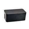 COSMEVIVI Box Plastic Container Power Supply Cables Plastic Storage Box Power Strip Storage Box Wire Cover Cable Management Plastic Cable Organizer Power Strip Boxes Power Strip Management view 3