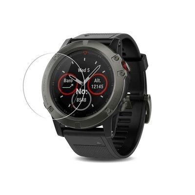 SVAPO Tempered Glass Clear Protective Film For Garmin Fenix 6 6S 6X Pro 5 Sloar Fenix 7S 7 7X Watch Screen Protector Cover Protection (Color : For Fenix 7X, Size : 3 Pcs)