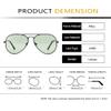 XLUMIO Aviation sunglasses men's driving glasses metal polarizer,Black G15,one size view 2