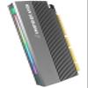 Aluminum Alloy 5V 3Pin ARGB PCIE 4.0 to NVME Protocol Adapter Card with SSD Heatsink Support PCIE X4 X8 X16 Slot (RGB) view 1
