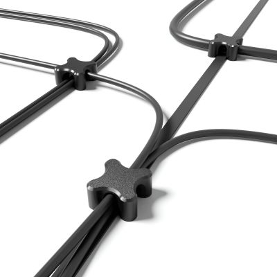 Magnetic Cable Organizer  Desktop Multipurpose Cord Keeper & Cable Management Clip for Home & Office