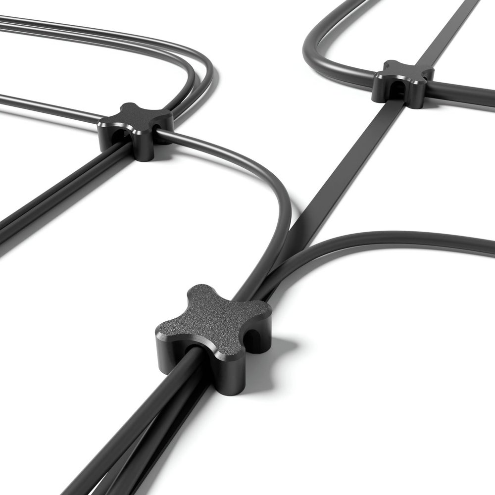 Magnetic Cable Organizer Desktop Multipurpose Cord Keeper & Cable Management Clip for Home & Office