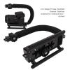Portable Camera Stabilizer, Good Hand Feeling Practical Stabilizing Camera Action Lightweight Ushaped Black Handle for Video Shooting view 3