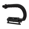 Portable Camera Stabilizer, Good Hand Feeling Practical Stabilizing Camera Action Lightweight Ushaped Black Handle for Video Shooting view 4