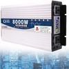Inverter 6000W 7000W 8000WDE Pure sine Wave, DC 12V-72V to AC110V 120V Converter, Intelligent LED Display, 2 Refrigeration Fan, Suitable for Trucks, motorhomes, Large appliances (24Vto110V,8000W) view 1