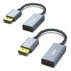 BENFEI 2 Pack 4K DisplayPort to HDMI Adapter Cable, (2K 60Hz, 1080p 120Hz) Uni-Directional Display Port to HDMI Monitor Converter Compatible for HP, Dell, GPU, AMD, NVIDIA, More. Male to Female view 1