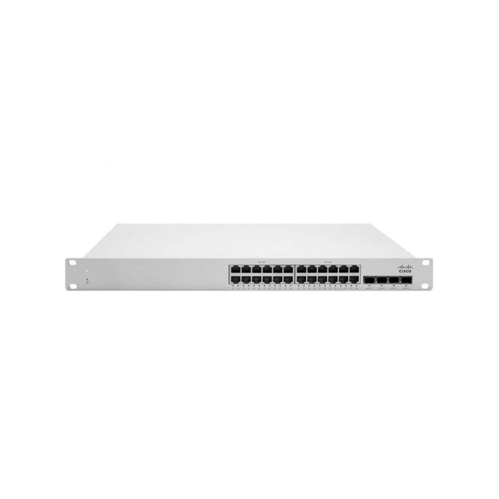 Cisco Meraki MS250-24P-HW Cloud-Managed Stackable Switch 370W POE+ Gigabit 24 Port with 10G SFP+ RPS