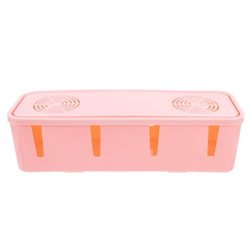 CAXUSD Plug Socket Safety Box Power Strip Storage Box for Cable Wire Cord Adapter Charger USB Hub Router 10.43 X 3.74 X 2.75 in Home Office Cable Management