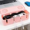 CAXUSD Plug Socket Safety Box Power Strip Storage Box for Cable Wire Cord Adapter Charger USB Hub Router 10.43 X 3.74 X 2.75 in Home Office Cable Management view 3
