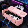 CAXUSD Plug Socket Safety Box Power Strip Storage Box for Cable Wire Cord Adapter Charger USB Hub Router 10.43 X 3.74 X 2.75 in Home Office Cable Management view 4