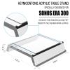 HeyMoonTong Acrylic Table Stand for Sonos ERA 300 Wireless Speaker - Desktop Decorative Bracket Mounting Accessories for Sonos ERA 300 (Clear, 2-Pack) view 2
