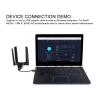 Airshi 5G DONGLE Extension 4 Antennas Aluminum Alloy Firmware Upgrade 5G DONGLE WiFi Card for Laptop view 3