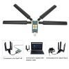 Airshi 5G DONGLE Extension 4 Antennas Aluminum Alloy Firmware Upgrade 5G DONGLE WiFi Card for Laptop view 4