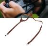 Cuifati Camera Side Shoulder Strap,Vintage Leather Digital Camera Strap,Digital SLR Camera Strap for Outdoor Mountaineering (Right Shoulder Strap) view 3
