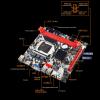 B75 MS Motherboard, LGA 1155 Motherboard WiFi M.2 HD Multimedia Interface Support DDR3 Memory PCle 16X NVME M.2 USB3.0 SATA2.0 for Office view 3