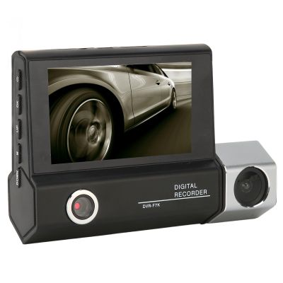 Dash Camera, 3.0 Inch IPS HD Screen Smart Motion Detection Panoramic Recording 1080P Recording Front Rear Dash Camera for Car (F10)