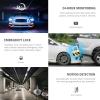 Dash Camera, 3.0 Inch IPS HD Screen Smart Motion Detection Panoramic Recording 1080P Recording Front Rear Dash Camera for Car (F10) view 4