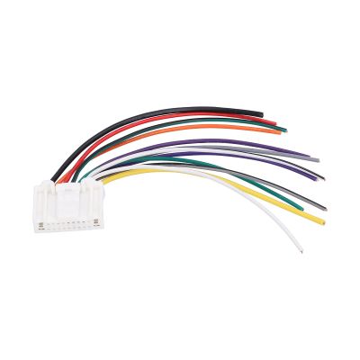 Audio Wire Harness, Dual Audio Harness Replacement Parts 12 Pin for Dual Stereo System
