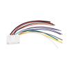Audio Wire Harness, Dual Audio Harness Replacement Parts 12 Pin for Dual Stereo System view 1