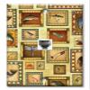 Art Plates - One Port RJ11 - Telephone decorative printed keystone style wall plate. CAT3 - RJ12 Female to Female phone jack. Works for phones, fax, ect. - Go Fishing view 1