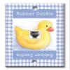 Art Plates - One Port RJ11 - Telephone decorative printed keystone style wall plate. CAT3 - RJ12 Female to Female phone jack. Works for phones, fax, ect. - Rubber Ducky view 1