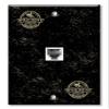 Art Plates - One Port RJ11 - Telephone decorative printed keystone style wall plate. CAT3 - RJ12 Female to Female phone jack. Works for phones, fax, ect. - Wild West Rodeo view 1
