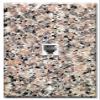 Art Plates - One Port RJ11 - Telephone decorative printed keystone style wall plate. CAT3 - RJ12 Female to Female phone jack. Works for phones, fax, ect. - Brown Granite Print view 1