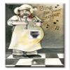 Art Plates - One Port RJ11 - Telephone decorative printed keystone style wall plate. CAT3 - RJ12 Female to Female phone jack. Works for phones, fax, ect. - Sing for Supper view 1