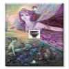Art Plates - One Port RJ11 - Telephone decorative printed keystone style wall plate. CAT3 - RJ12 Female to Female phone jack. Works for phones, fax, ect. - Titania's Flight view 1