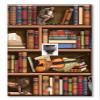Art Plates - One Port RJ11 - Telephone decorative printed keystone style wall plate. CAT3 - RJ12 Female to Female phone jack. Works for phones, fax, ect. - Books In Library view 1