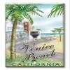 Art Plates - One Port RJ11 - Telephone decorative printed keystone style wall plate. CAT3 - RJ12 Female to Female phone jack. Works for phones, fax, ect. - Venice Beach view 1