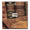 Art Plates - One Port RJ45 Ethernet decorative printed keystone style wall plate. Works with Cat5 through Cat8 cables. Female to Female Connection. - Books view 1