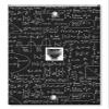 Art Plates - One Port RJ11 - Telephone decorative printed keystone style wall plate. CAT3 - RJ12 Female to Female phone jack. Works for phones, fax, ect. - Geometry view 1