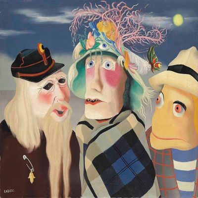 Felix Labisse : Masked Idyll : 1930 : Archival Quality Art Print