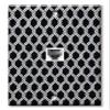 Art Plates - One Port RJ11 - Telephone decorative printed keystone style wall plate. CAT3 - RJ12 Female to Female phone jack. Works for phones, fax, ect. - Chains view 1