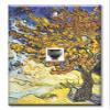 Art Plates - One Port RJ11 - Telephone decorative printed keystone style wall plate. CAT3 - RJ12 Female to Female phone jack. Works for phones, fax, ect. - Van Gogh: Mulberry Tree view 1