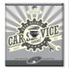 Art Plates - One Port RJ11 - Telephone decorative printed keystone style wall plate. CAT3 - RJ12 Female to Female phone jack. Works for phones, fax, ect. - Car Service view 1