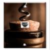 Art Plates - One Port RJ11 - Telephone decorative printed keystone style wall plate. CAT3 - RJ12 Female to Female phone jack. Works for phones, fax, ect. - Opening a Wine Bottle view 1