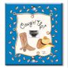 Art Plates - One Port RJ11 - Telephone decorative printed keystone style wall plate. CAT3 - RJ12 Female to Female phone jack. Works for phones, fax, ect. - Cowgirl Up view 1