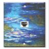 Art Plates - One Port RJ11 - Telephone decorative printed keystone style wall plate. CAT3 - RJ12 Female to Female phone jack. Works for phones, fax, ect. - Monet: Irises II view 1