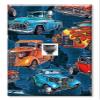 Art Plates - One Port RJ11 - Telephone decorative printed keystone style wall plate. CAT3 - RJ12 Female to Female phone jack. Works for phones, fax, ect. - Hot Rod Trucks view 1