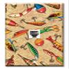 Art Plates - One Port RJ11 - Telephone decorative printed keystone style wall plate. CAT3 - RJ12 Female to Female phone jack. Works for phones, fax, ect. - Lures view 1