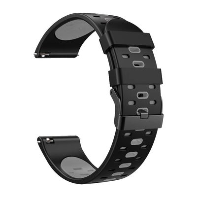 SCHIK Smart Watch Band For Garmin Forerunner 245 645 158 55 Silicone Bracelet Strap For Garmin Vivoactive 3 4/Venu 2 Plus SQ Wristband (Color : D, Size : For Venu SQ)