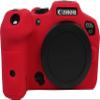 R7 Case, BMAOLLONGB Fullbody Ultra-Thin Lightweight Rubber Soft Silicone Housing Case Bag Cover for Canon Eos R7 (Red) view 1