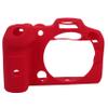 R7 Case, BMAOLLONGB Fullbody Ultra-Thin Lightweight Rubber Soft Silicone Housing Case Bag Cover for Canon Eos R7 (Red) view 2