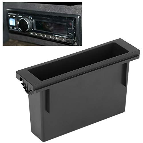1Din Car Dashboard Storage Box Interior Radio Pocket Organizer Stereo Storage Case Vehicle Accessory
